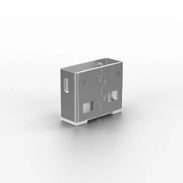 USB Priedas - LINDY USB Type A Prievadų Blokatoriai, 10 vnt., Balti – 2