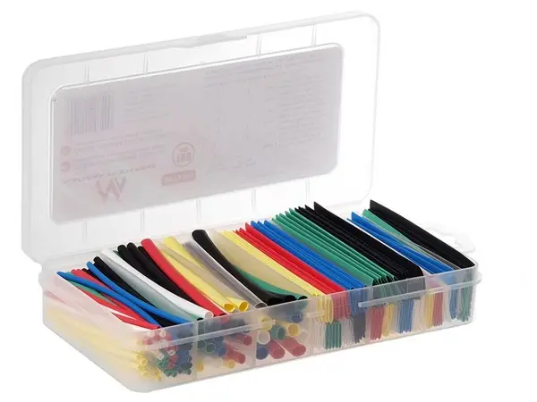 MACLEAN MCTV-679 Maclean MCTV-679 Heat-Shrink Tubing Sleeving Tube Wire Kit Set 196 pcs – 3
