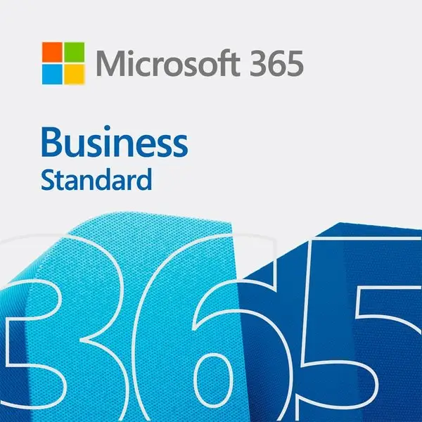Microsoft 365 Business Standart paketo (Word, Excel, PowerPoint, OneNote, Outlook, Publisher, Access) ir jo papildomo internetinio serviso, skirta komercinei veiklai, 1 metų naudojimo prenumerata 5 įrenginiams, elektroninis produkto raktas – 5