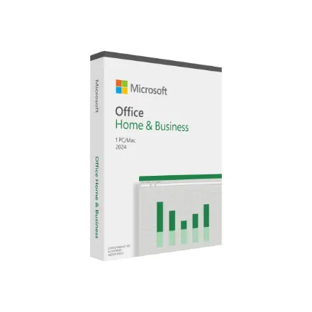 Microsoft Office Home and Business 2024 lizencija (tik kodas) pakuotėje, Asmeniniam ir Komerciniam naudojimui „Word“, „Excel“, „PowerPoint“, „Outlook“ ir „OneNote“ – 2