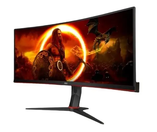 AOC CU34G2XP 180Hz lenktas LED GAMING monitorius su VA ir AMD FreeSync Premium technologijomis – 3