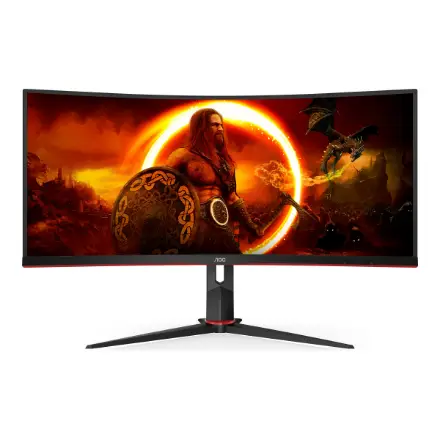 AOC CU34G2XP 180Hz lenktas LED GAMING monitorius su VA ir AMD FreeSync Premium technologijomis – 5