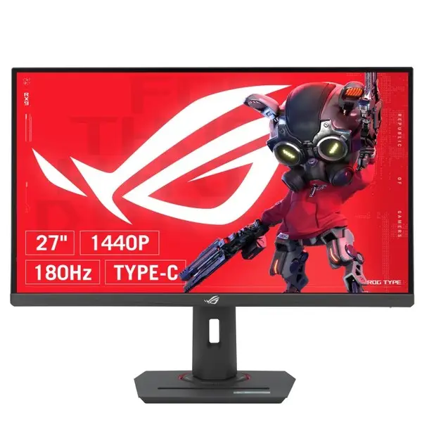 Asus ROG Strix XG27UCS USB Type-C Gaming Monitor – 27-inch 4K UHD (3840x2160), 160Hz (Above 144Hz), 1ms (GTG), Fast IPS, Extreme Low Motion Blur Sync, USB Type-C, G-Sync compatible(under processing), DisplayWidget Center, tripod socket, HDR – 6