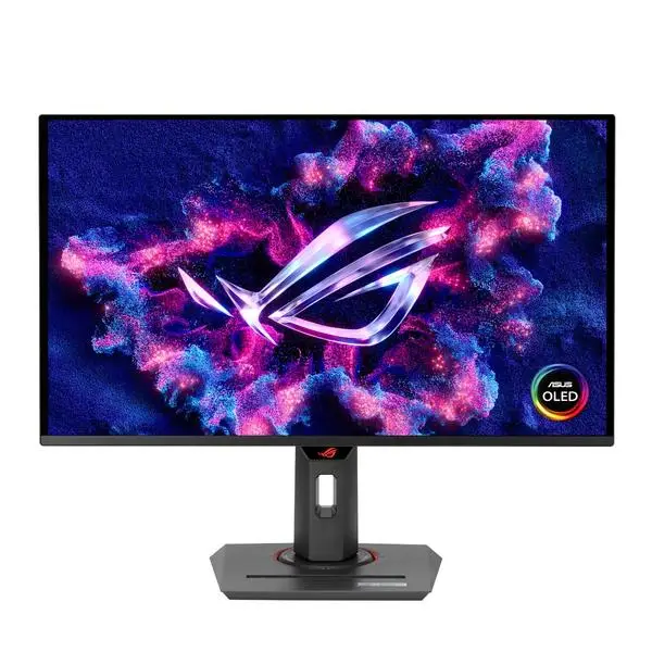 ROG Strix OLED XG27ACDNG gaming monitor ― 27-inch (26.5-inch viewable) 1440p QD-OLED panel, 360 Hz, 0.03 ms, custom heatsink, OLED Anti-flicker, ASUS OLED Care+, uniform brightness, G-SYNC® compatible, 99% DCI-P3, and DisplayWidget Center – 2