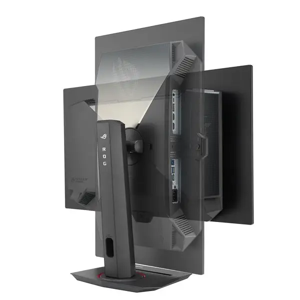 ROG Strix OLED XG27ACDNG gaming monitor ― 27-inch (26.5-inch viewable) 1440p QD-OLED panel, 360 Hz, 0.03 ms, custom heatsink, OLED Anti-flicker, ASUS OLED Care+, uniform brightness, G-SYNC® compatible, 99% DCI-P3, and DisplayWidget Center – 7