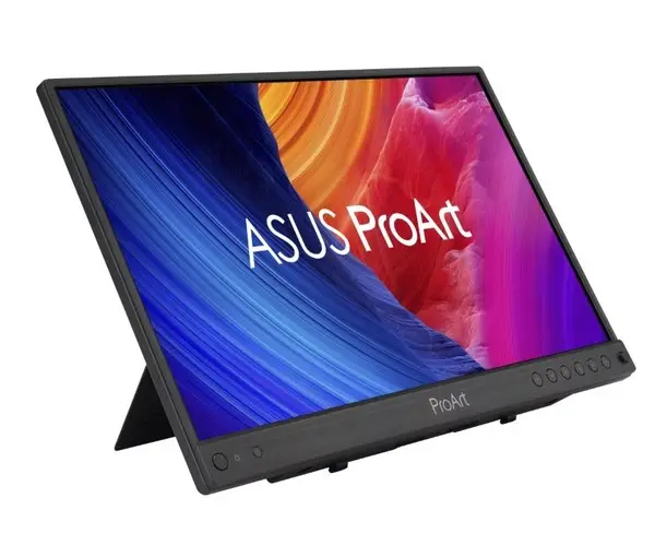 Asus ProArt Display PA16USV Professional Monitor – 15.6-inch, 4K UHD (3840 x 2160), IPS, HDR-10, 100% sRGB / Rec.709, ΔE – 6