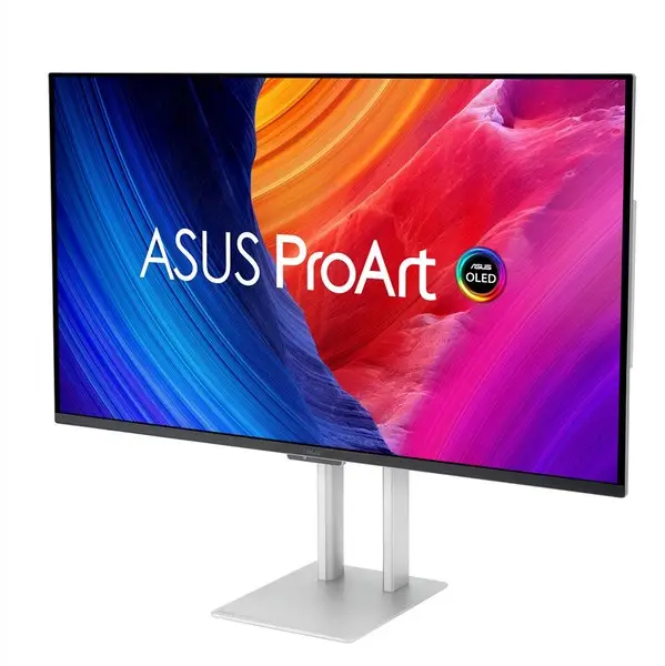 Asus ProArt Display OLED PA32UCDM Professional Monitor – 32-inch (31.5 inch viewable), 4K UHD (3840 x 2160), QD-OLED, Ultra-slim, 240Hz, 0.1ms, Auto Calibration, HDR-10, HLG, Dolby Vision, 99% DCI-P3, ΔE – 6