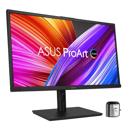 Asus ProArt Display OLED PA27DCE-K Professional Monitor – 27-inch (26.9-inch viewable), OLED, 4K UHD (3840 x 2160), 99% DCI-P3, HDR-10, HLG, ΔE – 4