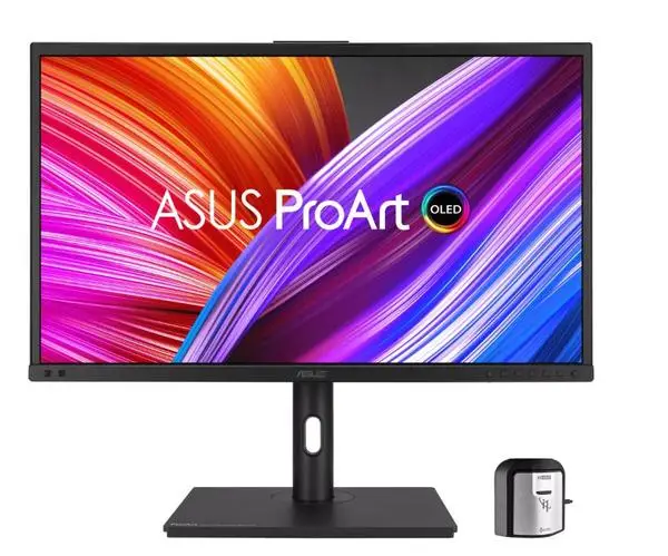 Asus ProArt Display OLED PA27DCE-K Professional Monitor – 27-inch (26.9-inch viewable), OLED, 4K UHD (3840 x 2160), 99% DCI-P3, HDR-10, HLG, ΔE – 9