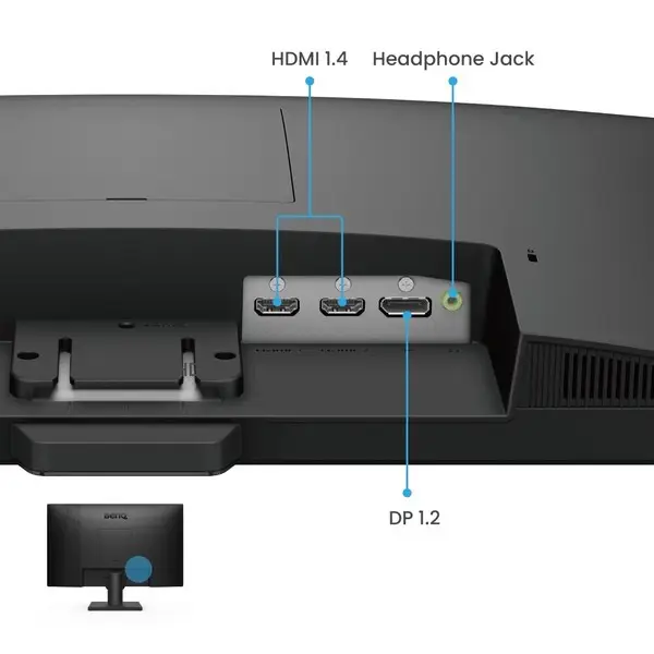 BenQ GW2490 100Hz LED monitorius su garsiakalbiais ir IPS bei „Eye-Care“ technologijomis – 3