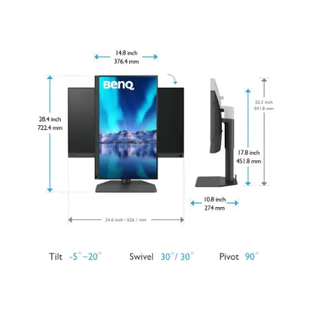 BenQ SW272Q Monitor 27" IPS – 10