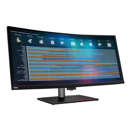 Lenovo ThinkVision P40w-20 Curved IPS monitor – 10