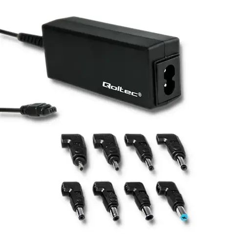 QOLTEC 51527 Universal power adapter 45W 8 plugins +power cable