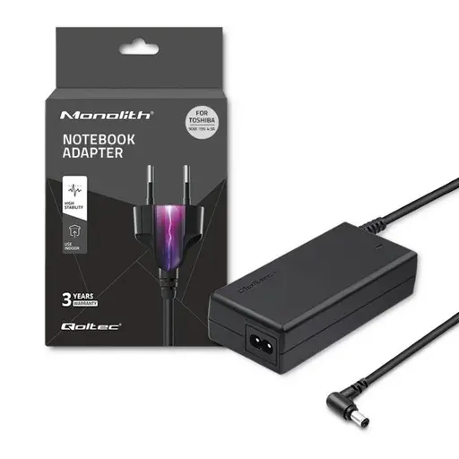 Qoltec 50076.90W maitinimo adapteris / inverteris Vidaus Juoda