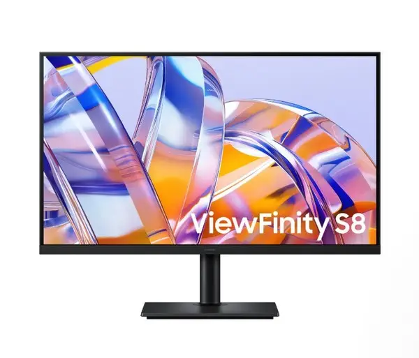 Samsung LS32H800UAUXEN 32" ViewFinity UHD S8 S80UH 4K Monitor, 3840x2160/16:9/350cd/m2/5ms/HDMI,DP,USB – 10