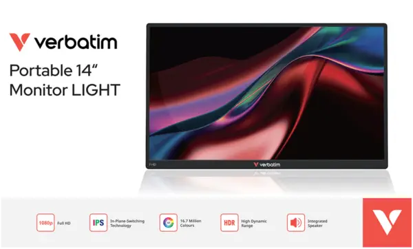 VERBATIM PM-14 Portable Monitor 14inch Full HD 1080p – 5