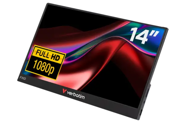 VERBATIM PM-14 Portable Monitor 14inch Full HD 1080p – 9