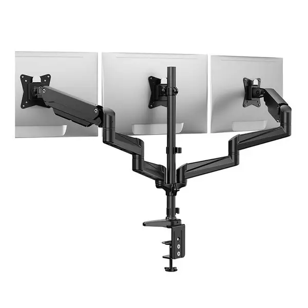 Monitorių Laikiklis - Huanuo HNTS3B-UK Triple Monitor Stand 17-32" 7.98Kg VESA – 2