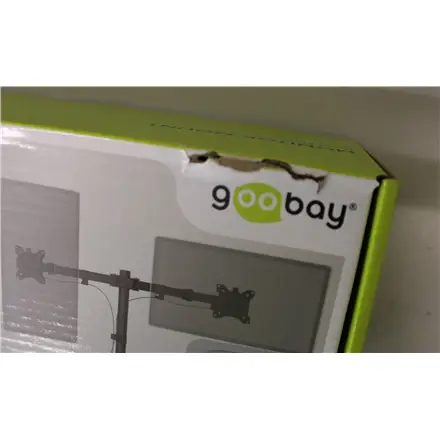 SALE OUT. Goobay Dual Monitor Mount Flex, Black – 2