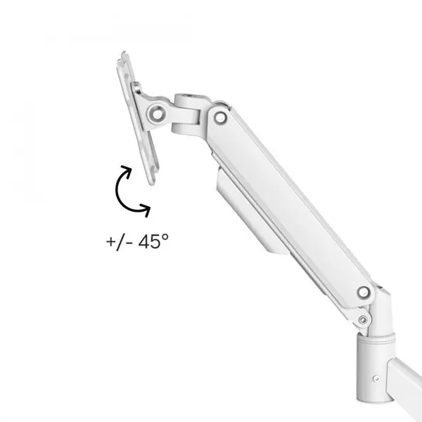 Monitor mount gas spring 13-35 inches white – 10