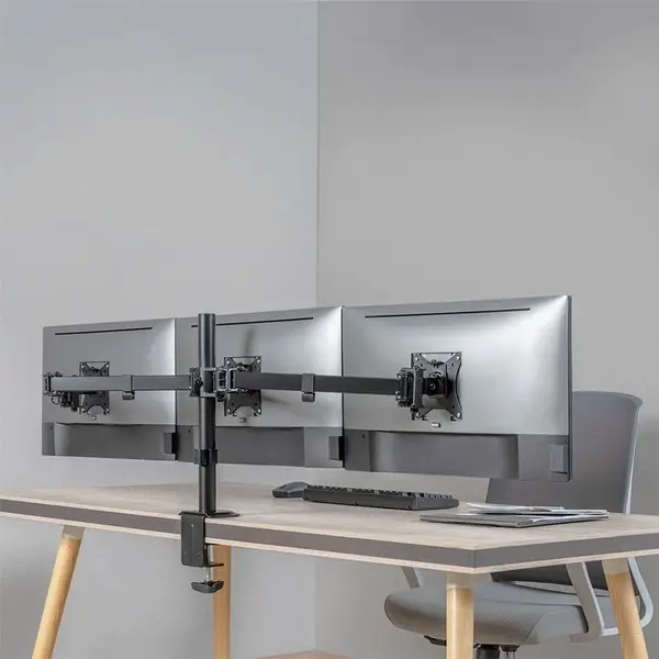 Triple monitor mount 17 -27 inches, max 7kg each arm – 6