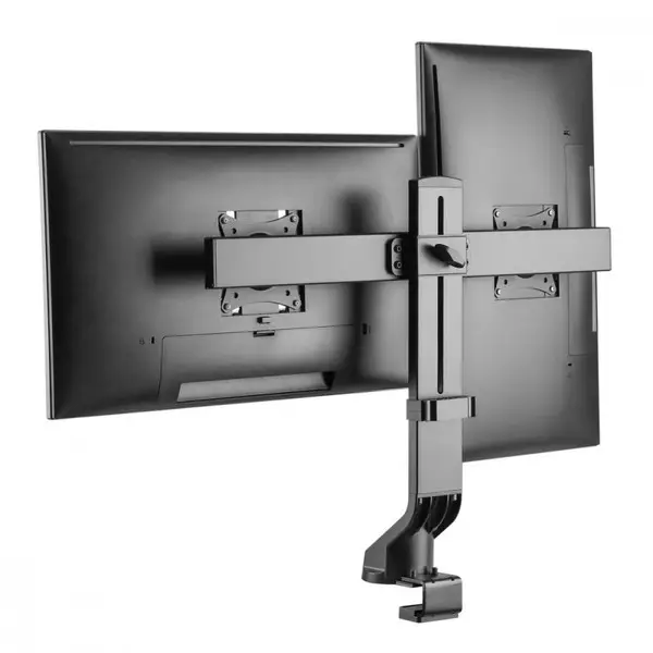 Maclean MC-854 dvigubas stalinis monitorių laikiklis, skirtas 27"-42" (iki 14 kg svoriui bendrai) – 10