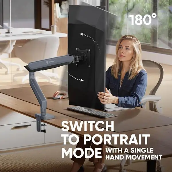 MONITOR ACC DESK MOUNT/17-45" GRAPHITE G95-G ONKRON – 2