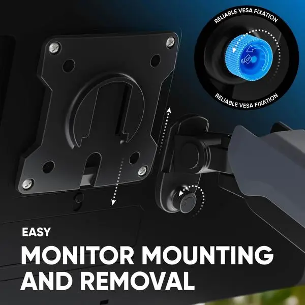 MONITOR ACC DESK MOUNT/17-45" GRAPHITE G95-G ONKRON – 7