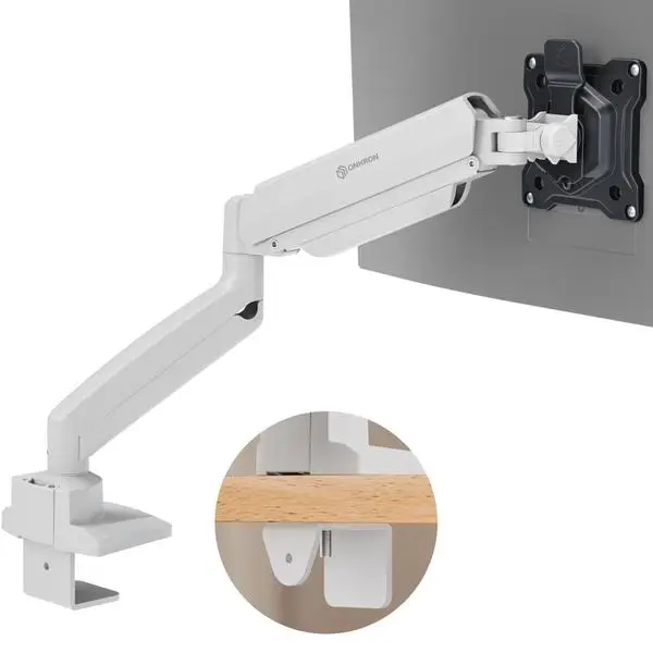 MONITOR ACC DESK MOUNT/13-32" BLK/WHT G80-BW ONKRON – 2