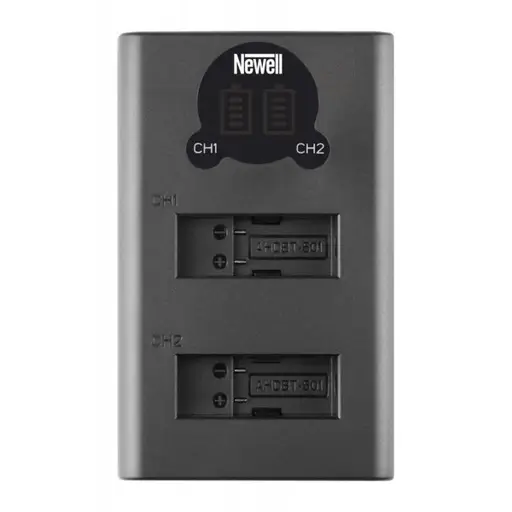 Dviejų kanalų įkroviklio rinkinys ir dvi SPJB1B baterijos Newell DL-USB-C, skirtos GoPro Hero 8