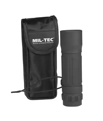 Mil-Tec 10x25 monokuliaras - Juodas - 15705002
