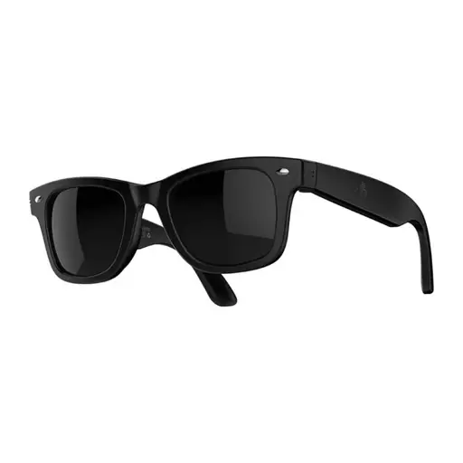 Išmanieji Akiniai - BlitzWolf BW-AG1 DI Širdies Ritmo, Deguonies Kiekio Kraujyje Ir UV Spinduliuotės Stebėjimas, Bluetooth Garso Vertimas Į Kalbas Juoda