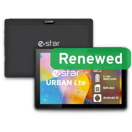 ESTAR Renewed Grade B 10.1 URBAN Tablet 4GB