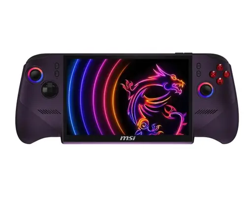 MSI Claw 8 EX AI+ CG3EM-046PLY nešiojama žaidimų konsolė 20,3 cm (8") 1 TB jutiklinis ekranas Wi-Fi Void Purple