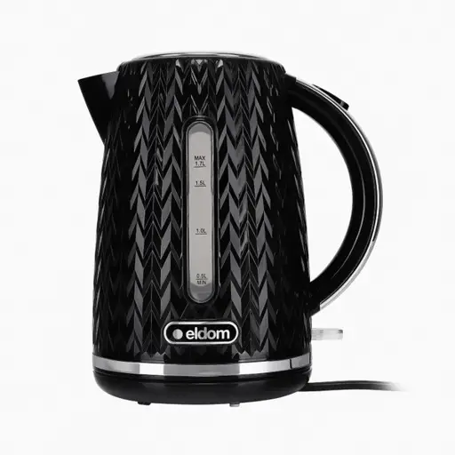 NELO virdulys, talpa 1,7 l, galia 2000 W, juodas