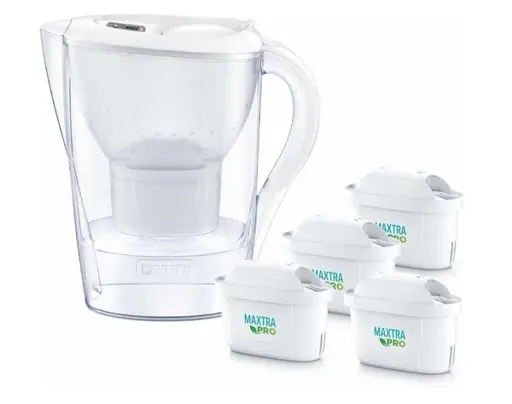 Brita Marella + 4 Maxtra Pro PP filtravimo ąsotis