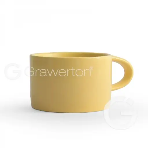 Kavos puodelis SISI yellow 85mmx55mm