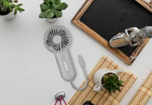 NOVEEN F220 USB įkraunamas rankinis ventiliatorius