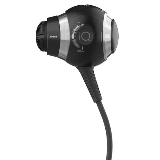 GA.MA iQ Sfera, 1600 W, juodas - Plaukų džiovintuvas
