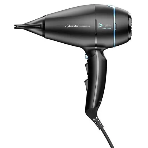 GA.MA Bravo 90 Digital, 2400 W, juodas - Plaukų džiovintuvas