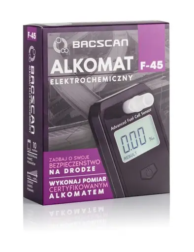 BACscan F-45 alkotesteris 0 - 4% Juoda