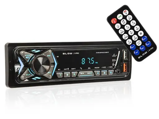 BLOW X-PRO MP3/USB/micro USB/BLUETOOTH radijo imtuvas Automobilis Juoda