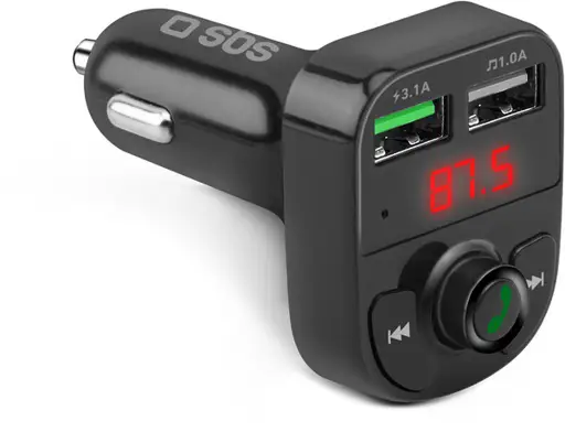 SBS FM transmitter/car charger 2xUSB 15W