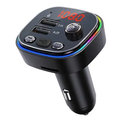 Vakoss TC-B439K FM siųstuvas 87,5 - 108 MHz Bluetooth/USB Juoda