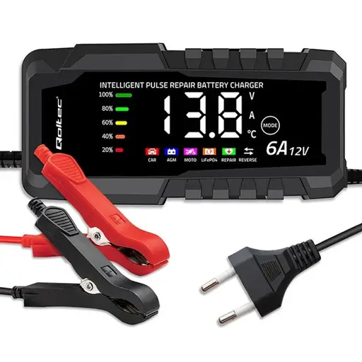 Microprocessor-controlled charger 12V 6A