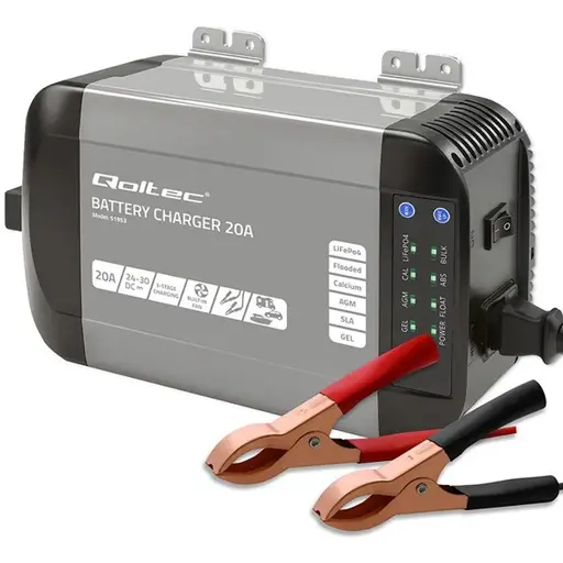 Charger for LiFePO4 AGM GEL SLA batteries 20A