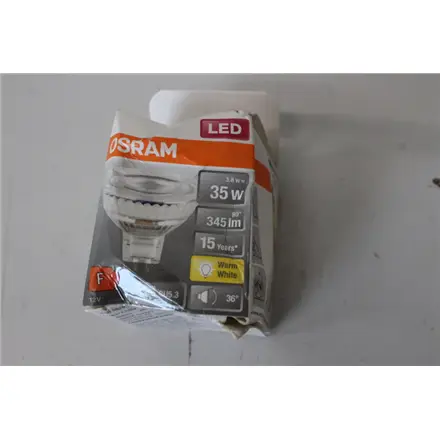 SALE OUT. Osram Parathom Reflector LED 12V MR16 35 non-dim 36° 3,8W/827 GU5.3 bulb