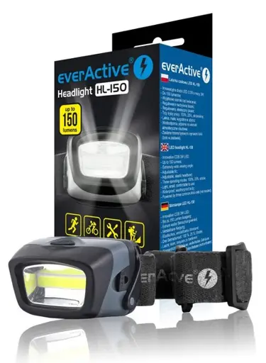 Priekinis žibintas, LED priekinis žibintas everActive HL-150