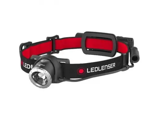 Ledlenser H8R Juoda, Raudona Ant galvos tvirtinamas žibintuvėlis LED