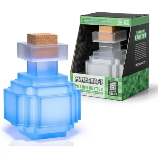 Minecraft Potion Bottle Illuminating Collector Replica lempa